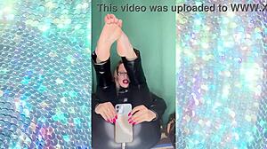 Sissy, yer voice too girly... lemme train ya ta squeal right!! squeal good girl!!