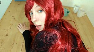 my ex girlfriend's curvy redhead pussy squirts missionary while begging for creampie pregnancy taboo