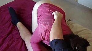 Couple's Passionate Sex with Cute Girlfriend's Big Tits and Ass