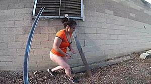 Prison Break Anal Plugged Escapee Fucked