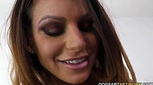 brooklyn chase takes mandingo's bbc deep in her tight anal hole