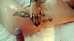 Want thick ropes of cum shooting all over from this hot masturbation session?