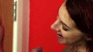 damn this bombshell swallows massive facial cumshot every drop