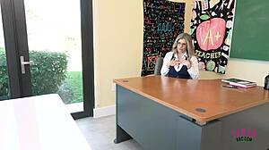 Stepson fucks big tits teacher Cory Chase doggystyle hardcore