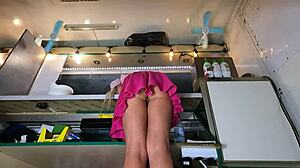 Hot Bitch Perfect Pussy Caught On Hidden Cam Upskirt At Work Voyeur