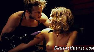 Rough bdsm massage pumps swollen teen pussy slave domination hardcore