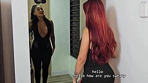 Hardcore Lesbian Scissoring with Big Ass Latinas Mariana Martix and Jessica Sodi