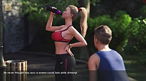 Ever spied a jogging milf's big tits ass bounce before she becomes your wife stepmom slut?