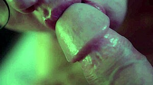 Watch her choke on that monster cock deepthroat gagging cumshot facial swallow