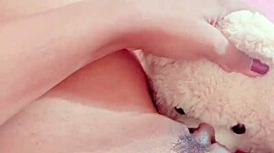 big housewife gets her natural tits and pussy teased in casual home fuck