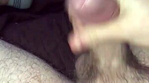 guy blasts thick cumshot soaking her sexy socks