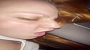 I wrecked fiery redhead in car for cash