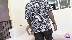 Hard bbc destroys mature brunette's pussy doggystyle as she cries and moans loudly