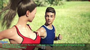 Ever spied a jogging milf's big tits ass bounce before she becomes your wife stepmom slut?