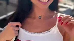 brunette cara mella deepthroats monster cock doggystyle german slut style