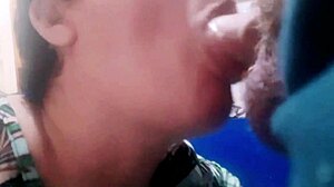 blindfolded teen takes builder's extra cash for outdoor blowjob and young pussy fuck
