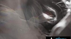 Kenzie Taylor and Gal Ritchie Lick Pussy in Sexy Lingerie Tease