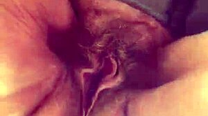 Slutty Granny67 Exposes Hairy Beaver Pussy!