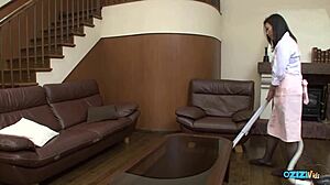 Mature Asian Lady Rides Cock Creampie Doggystyle Face Sitting