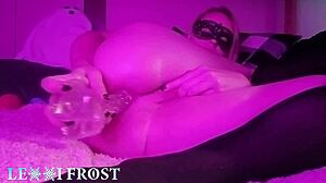 Dripping Wet Petite Slut's Tight Pussy Begs for Huge Anal and Squirting Orgasms