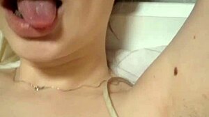 Worship Elza Kom's Sexy Armpits in Fetish Lick and Sniff Frenzy Beautiful Closeup!