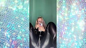 Sissy, yer voice too girly... lemme train ya ta squeal right!! squeal good girl!!