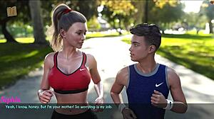 Ever spied a jogging milf's big tits ass bounce before she becomes your wife stepmom slut?