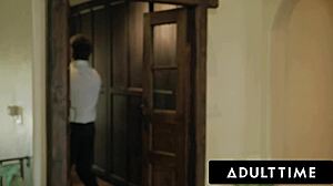 exhibitionist milfs lexi luna reagan foxx finger vibe trib and orgasm in first time lesbian play