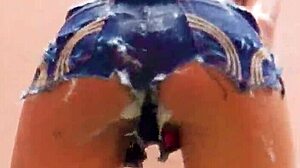 i get so wet washing my hairy pussy at the carwash putimoda 2