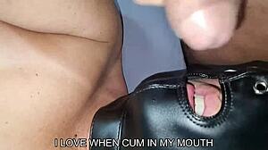 English subtitled fat housewife confesses cum swapping and mouthful humiliations with husband