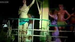 ENF Amateur Strippers Rip Clothes In Wild Contest Frenzy!