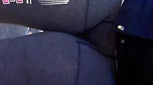 Holy Shit, Check This Outdoor Cameltoe Pussy Print Up Close!