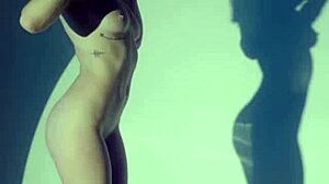 Big Tits Teen's Passionate Striptease Rips Clothes Off Her Pierced Curves