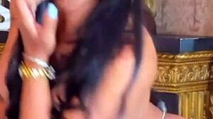 Kala Beckett flashes enormous tits and huge ass on webcam