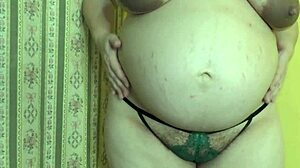 Cuckold pov wife back from vacation with huge pregnant belly