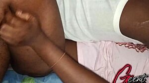 My girlfriend rides missionary deep with her black friend