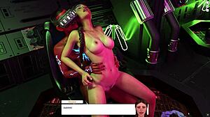 Redhead Rides Monster Cock in Midnight Galactic Detour Holiday Ending