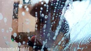 i get so wet washing my hairy pussy at the carwash putimoda 2