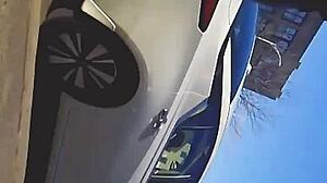 Holy Shit, Check This Outdoor Cameltoe Pussy Print Up Close!