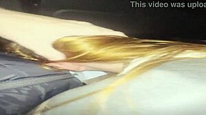 I wrecked fiery redhead in car for cash