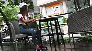 Tuktukpatrol petite Thai teen 18+ slurps monster cock before hardcore facial cumshot