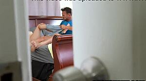 dude your cuck hubby catches you cheating with leana lovings hardcore fuck while spying