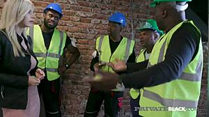 PrivateBlack Nathaly Cherie Takes Five Black Cocks In Wild Gangbang