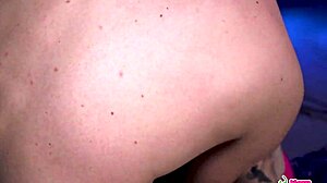 Pale Trailer Trash Blonde Chokes on Monster Black Cock Throat Fuck