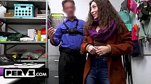 hey shoplifter teen caught stealing makeup gets fucked hard by cop on christmas