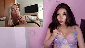 Horny blonde big-tits Latina wakes to pounding creampie orgasm fuck