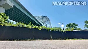 Memphis beauty hints at craving thick black cock outdoors