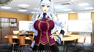 girl in diaper plays around