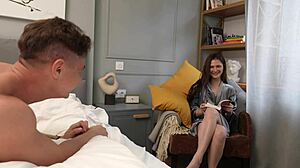 Tainted innocence?! Bill rides innocent teen slut pussy to cum-covered orgasm!