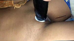 Rough brunette slut deepthroats cock crams dildo wet pussy mouthful cum